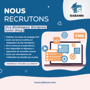 Recrutement stagiaire wordpress